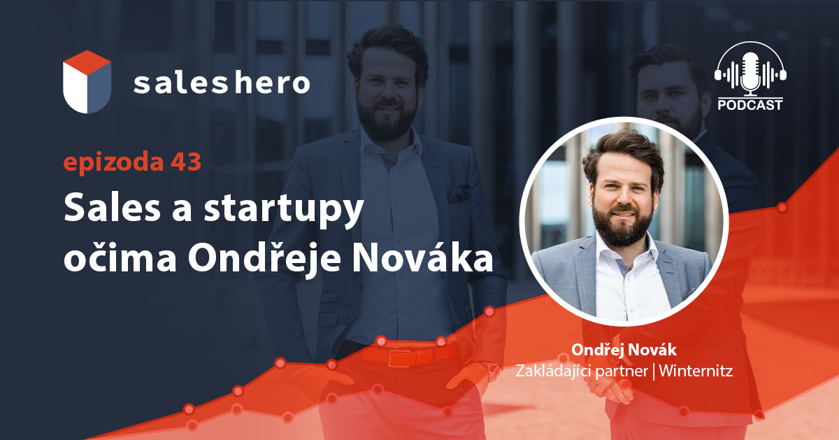 Saleshero podcast cover - Ondřej Novák