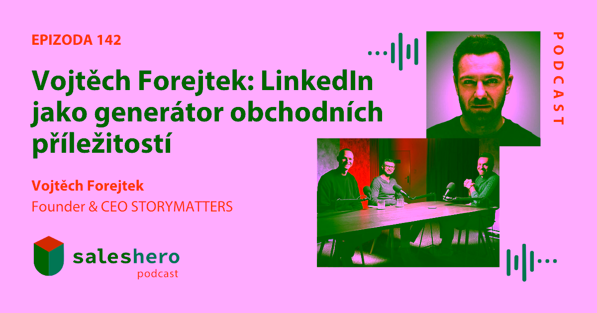 Obchodník pracující s LinkedInem jako nástrojem pro budování osobní značky a získávání nových klientů.